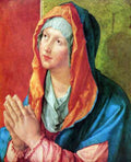 Praying Mary by Durer A4 Photo Print