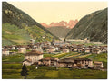 Predazzo Tyrol Vintage A4 Photo Print