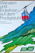 Predigtstuhlbahn Advert A4 Photo Print