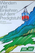 Predigtstuhlbahn Vintage Advert A4 Photo Print