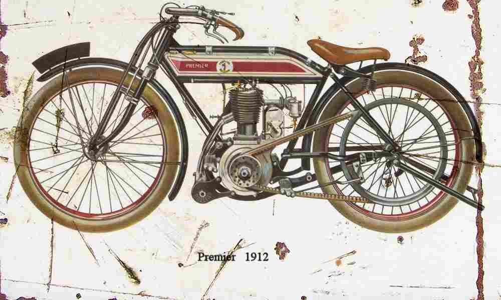 Premier 1912 Aged Vintage A4 Photo Print
