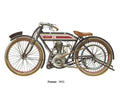 Premier 1912 motorbike A4 Photo Print