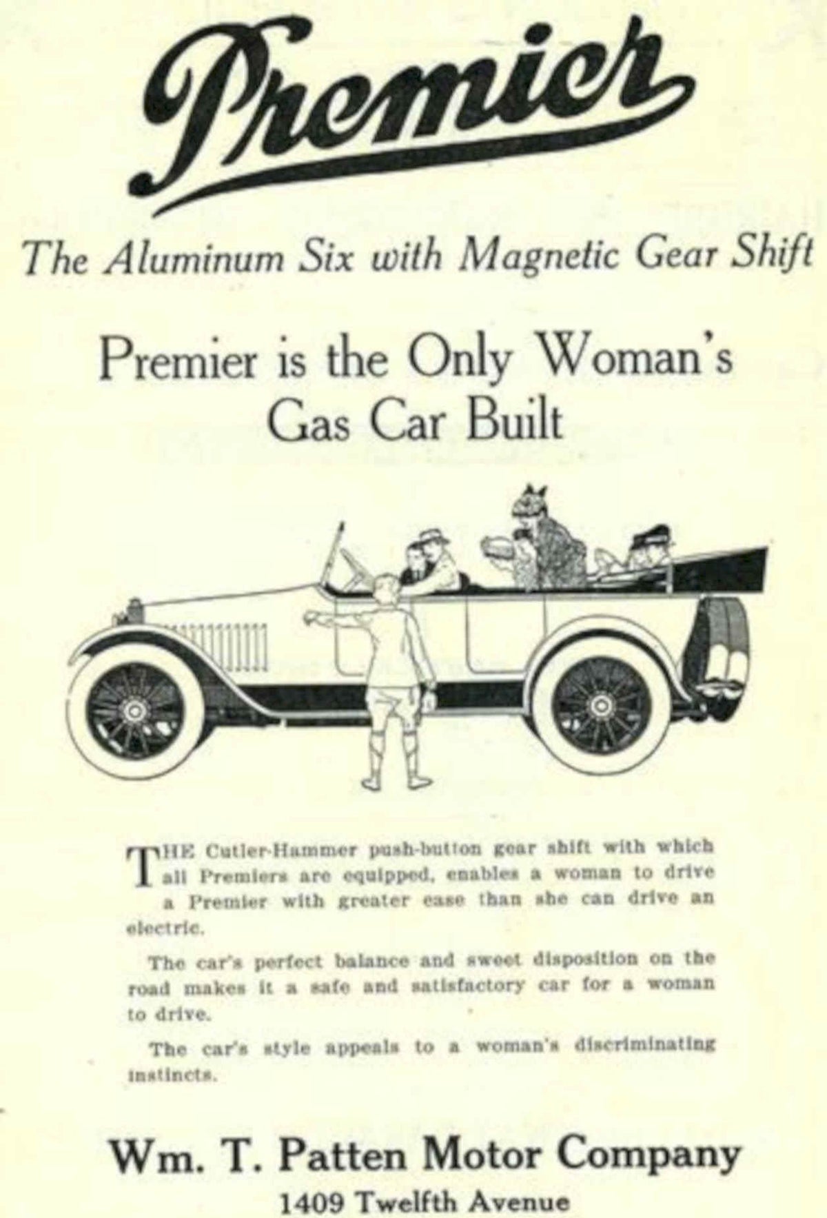 Premier Gas Car Vintage Retro Advert Poster A4 Photo Print