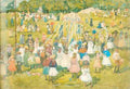 Prendergast May Day Central Park  A4 Photo Print