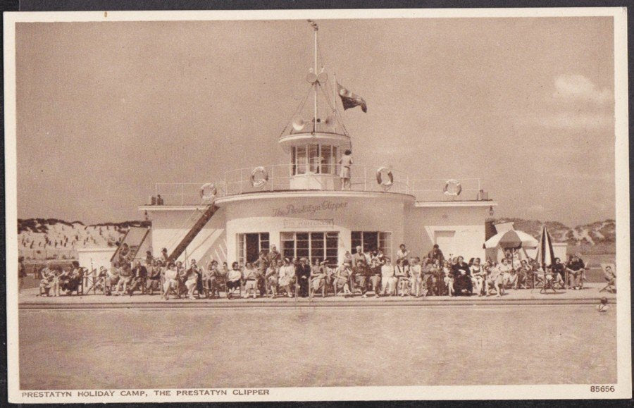 Prestatyn Holiday Camp The Prestatyn Clipper Open Air Pool Vintage A4 Photo Print