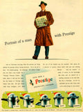 Prestige Cookers Gift 1950s Vintage Retro Advert Poster