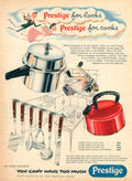 Prestige Cookware Kitchen 1950s Vintage Retro Advert Poster