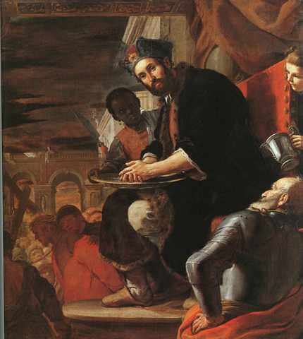 Preti MattiPilate Washing His Hands A4 Photo Print
