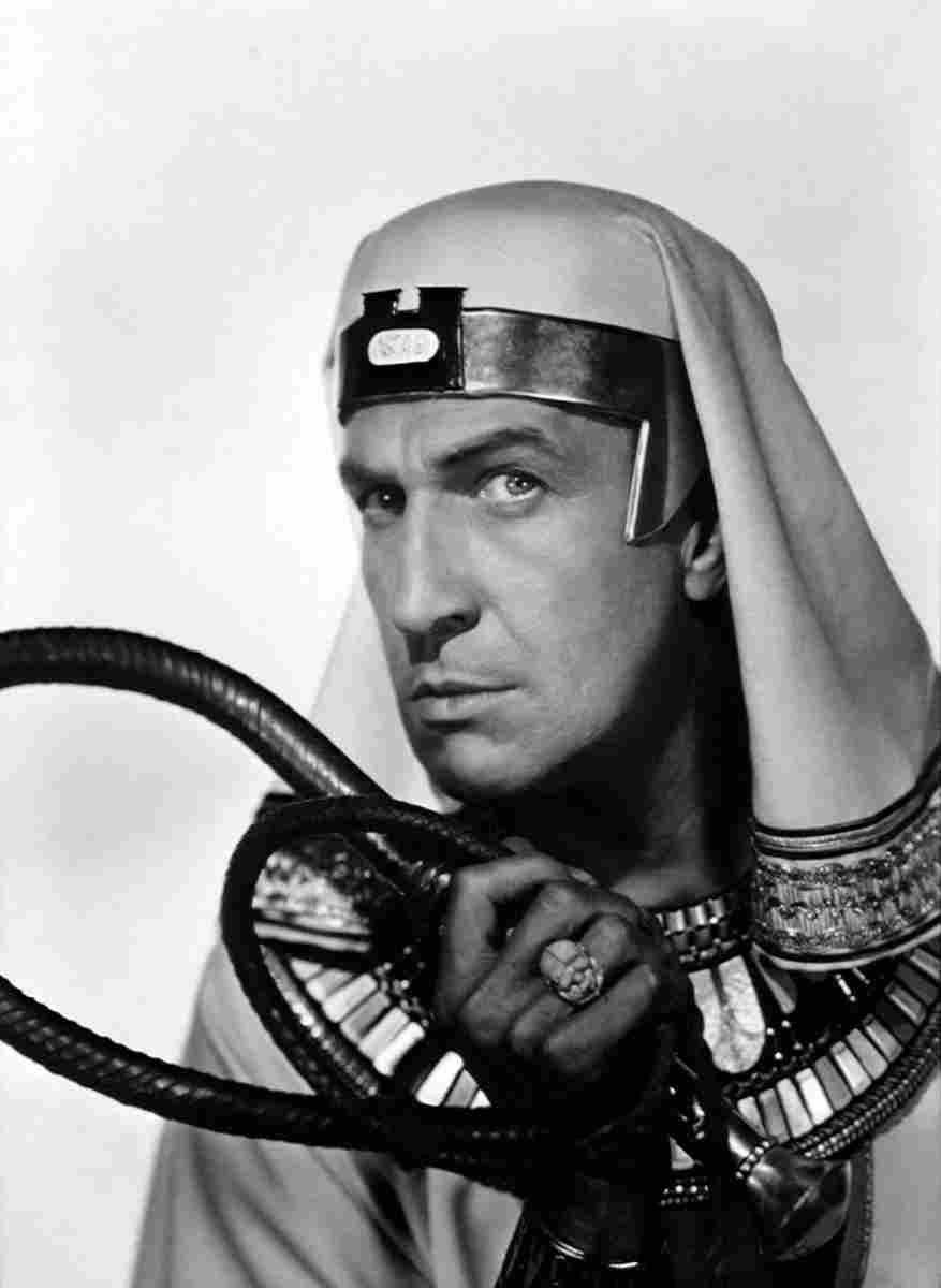 Price Vincent Ten Commandments The 1 film star poster A4 Photo Print