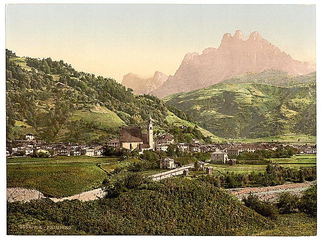 Primiero Tyrol Vintage A4 Photo Print