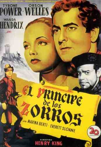 Prince Of Foxes 03 film star poster A4 Photo Print