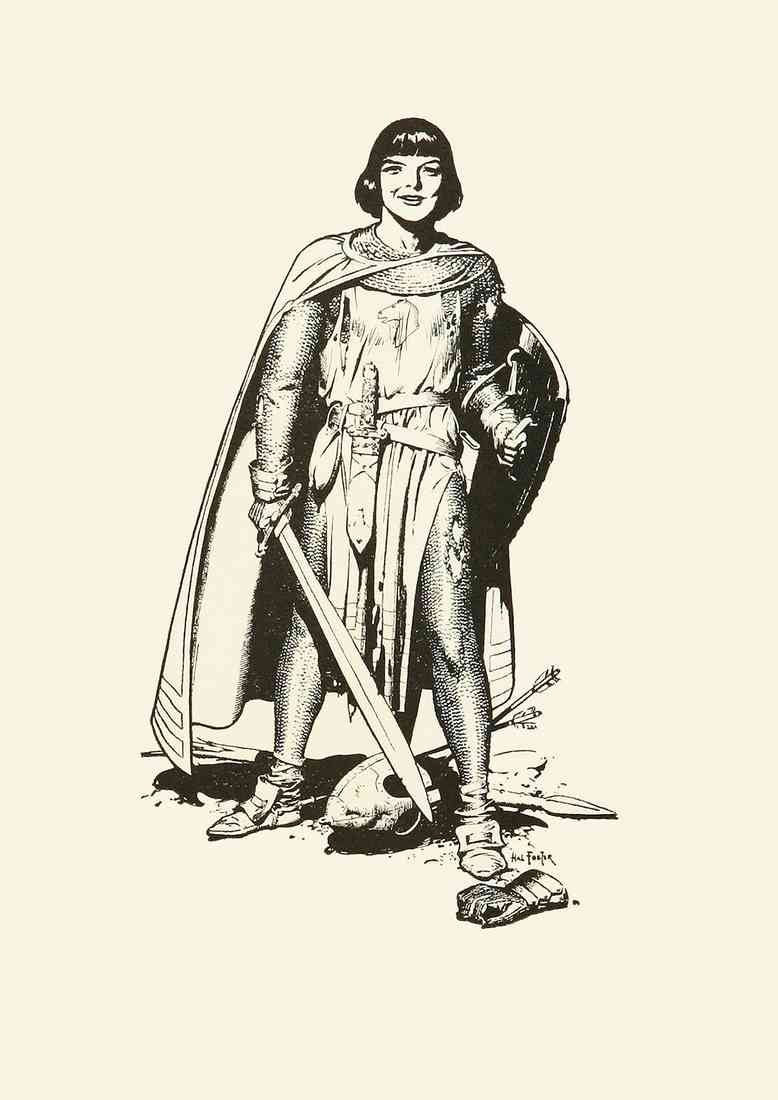 Prince Valiant 1954 13 Film Poster clean A4 Photo Print