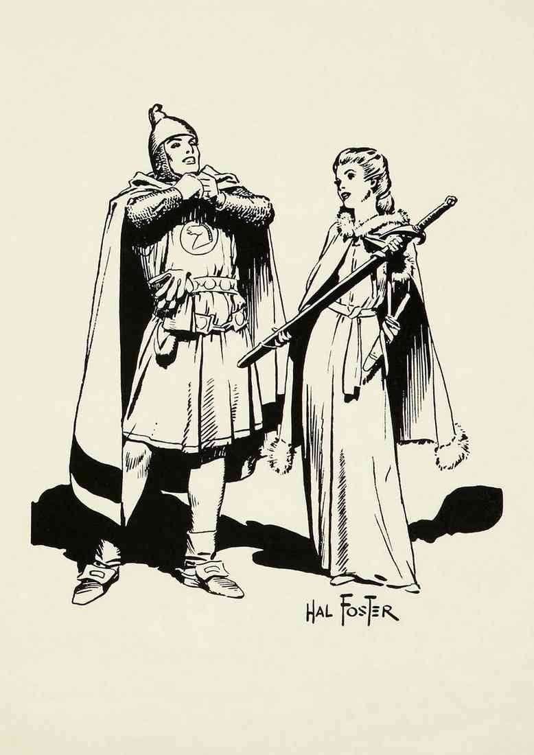 Prince Valiant 1954 15 Film A4 Photo Print