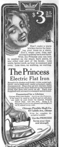 Princess Flatiron Iron Vintage Retro Advert Poster A4 Photo Print