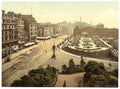 Princess Street  and Calton Hill Edinburgh Vintage A4 Photo Print