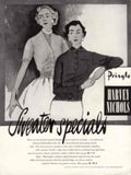Pringle Sweaters Harvey 1950s Vintage Retro Advert Poster