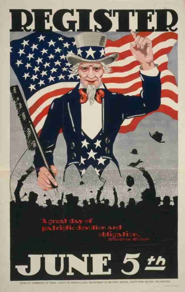 Print 1917 Register June 5th A4 Photo Print