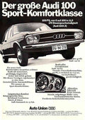 Print 1969 Audi 100 3 A4 Photo Print