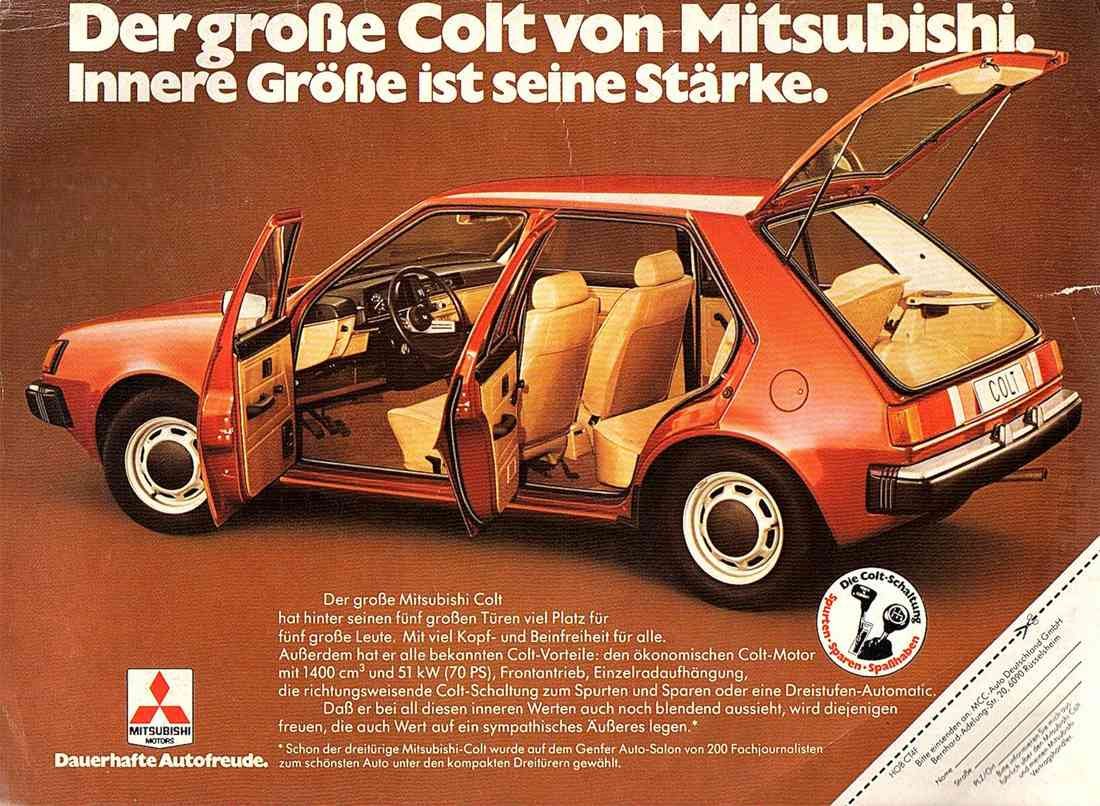 Print 1979 Mitsubishi Colt 2 A4 Photo Print
