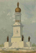 Print c1860 The Washington Memorial A4 Photo Print