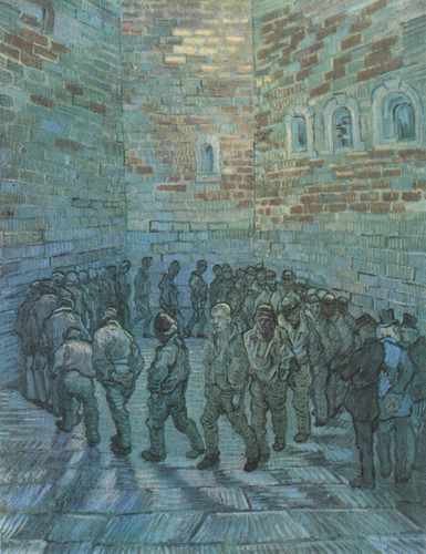 Prisoners Making Exercise As Dore 5 Saint Remy 1890 A4 Photo Print