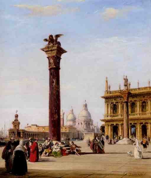 Pritchett Edward The Piazetta St Marks Venice A4 Photo Print