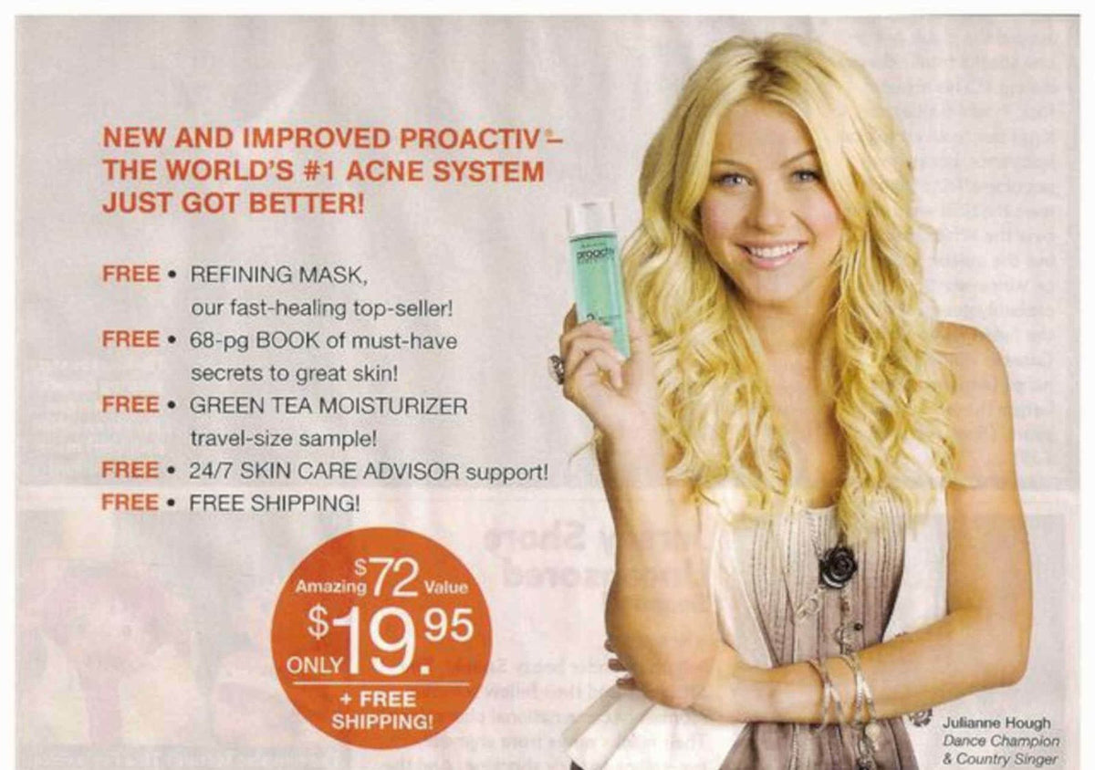 Proactiv Hough Promo Vintage Retro Advert Poster A4 Photo Print