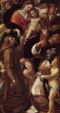 Procaccini Giulio Cesare Madonna And Child With Saints And Angels 5 A4 Photo Print