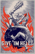 Production Hammer Hell American World War II Advert Poster