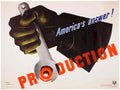 Production Wrench Poster American World War II Advert Poster