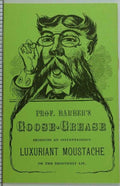 Prof Barbers Goose Grease Moustache barber advert A4 Photo Print