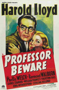 Professor Beware 01  film star poster A4 Photo Print