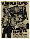 Professor Beware 04  film star poster A4 Photo Print
