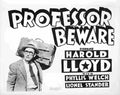 Professor Beware 08  film star poster A4 Photo Print