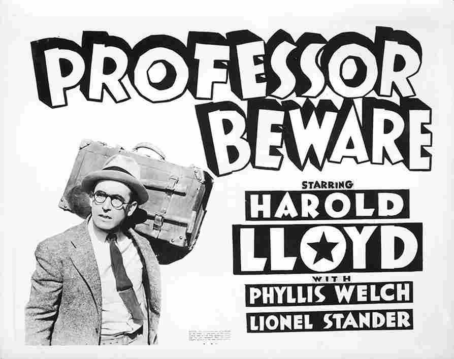 Professor Beware 08  film star poster A4 Photo Print