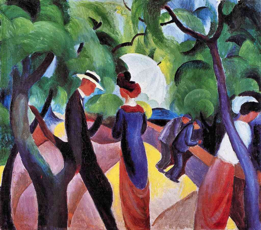 Promenade August Macke Expressionism A4 Photo Print