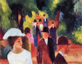 Promenade Ii August Macke Expressionism A4 Photo Print