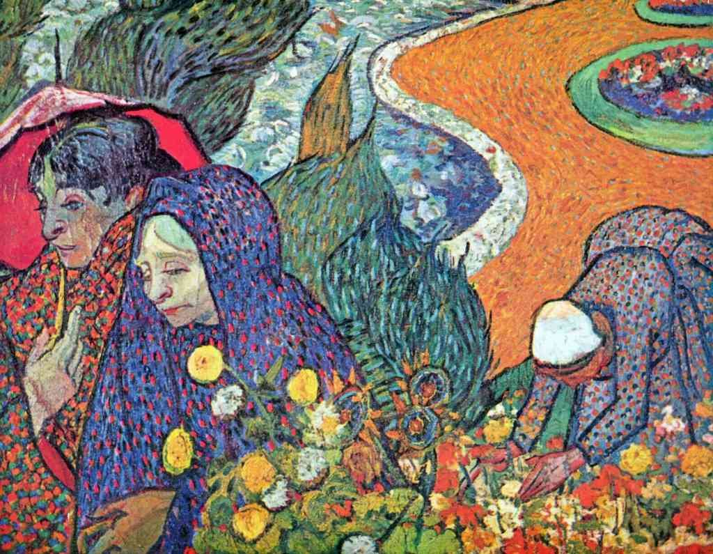 Promenade In Arles Van Gogh A4 Photo Print