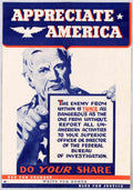 Propaganda Eagle Share American World War II Advert Poster