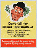 Propaganda Soldier Enemies American World War II Advert Poster