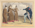 Prophecy King Monks GB Cartoon Vintage Retro Advert Poster