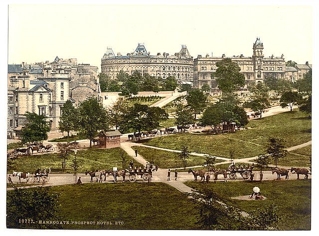 Prospect Hotel Harrogate Vintage A4 Photo Print