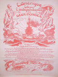 ProuveLAmeriqueRouge Vintage Advert A4 Photo Print