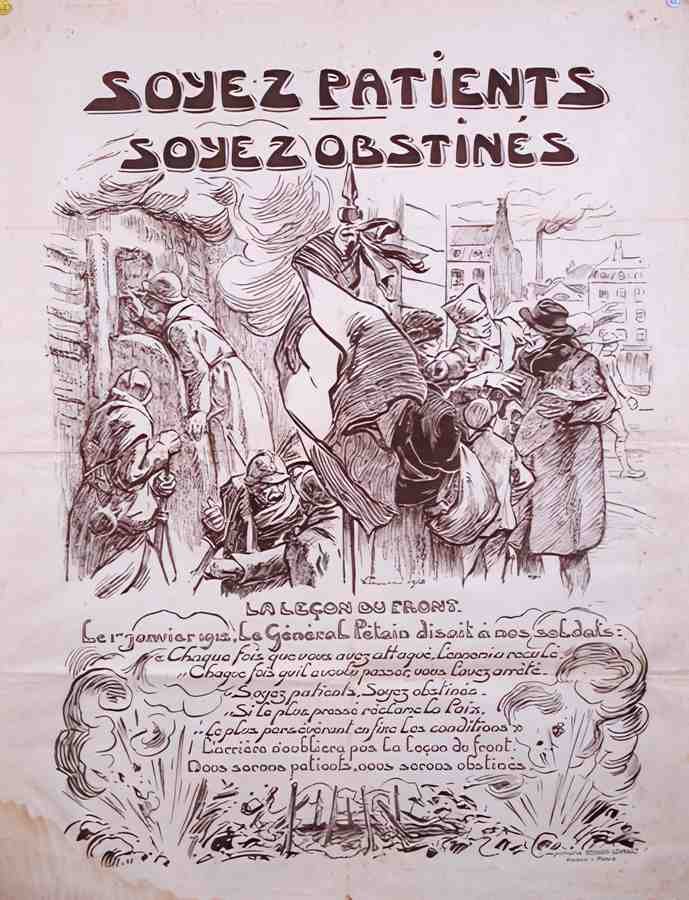 ProuveSoyezPatient Vintage Advert A4 Photo Print