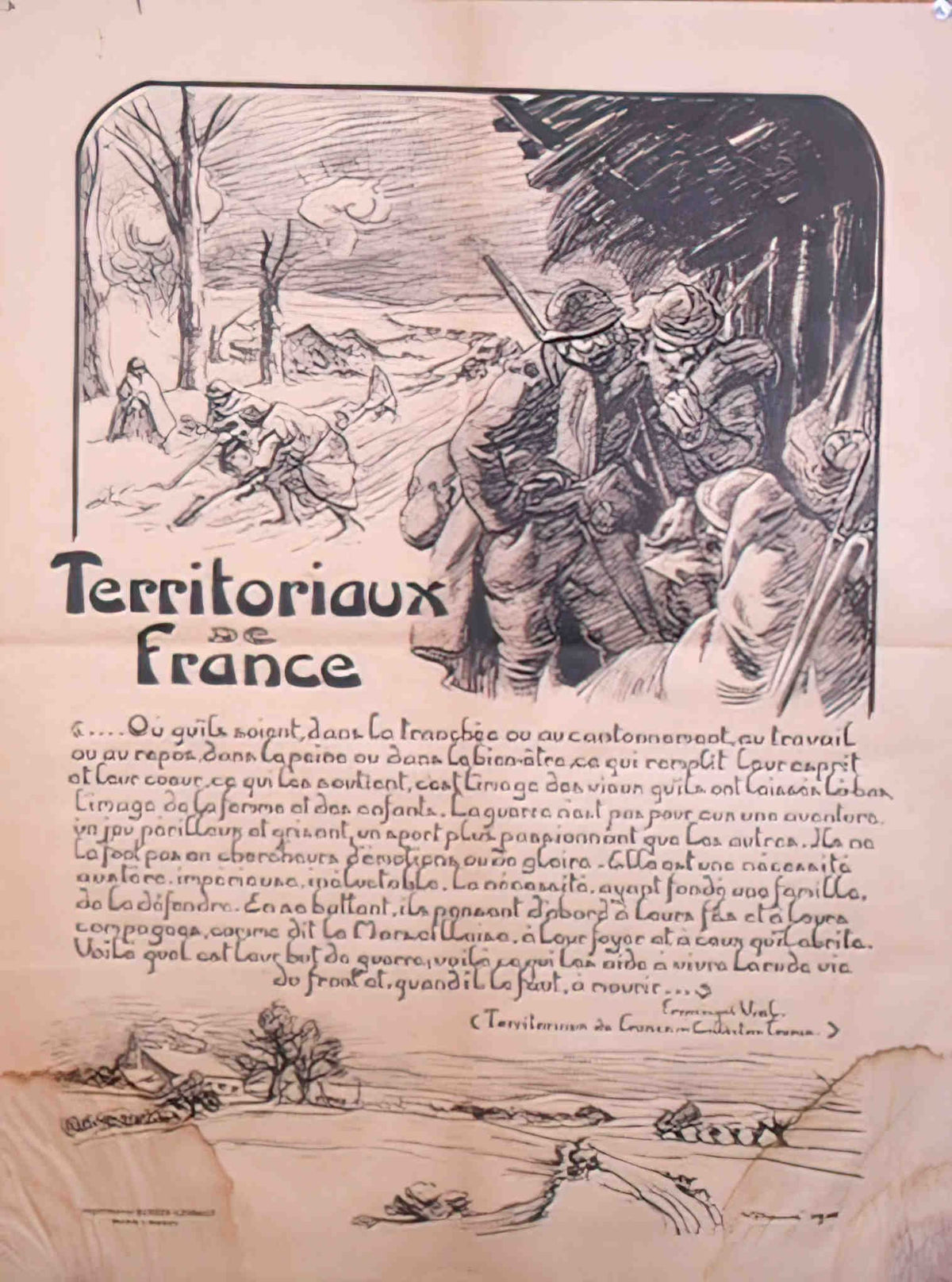 ProuveTerritoriaux Advert A4 Photo Print
