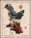 Prussia Belgium Conflict Vintage Retro Advert Poster