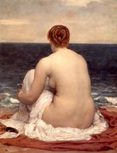 Psamathe c1880 Lord Frederick Leighton  A4 Photo Print