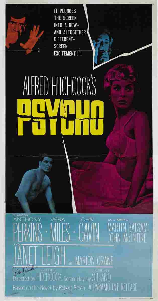 Psycho 04  film star poster A4 Photo Print