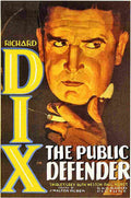 Public Defender The 1931 01  film star poster A4 Photo Print