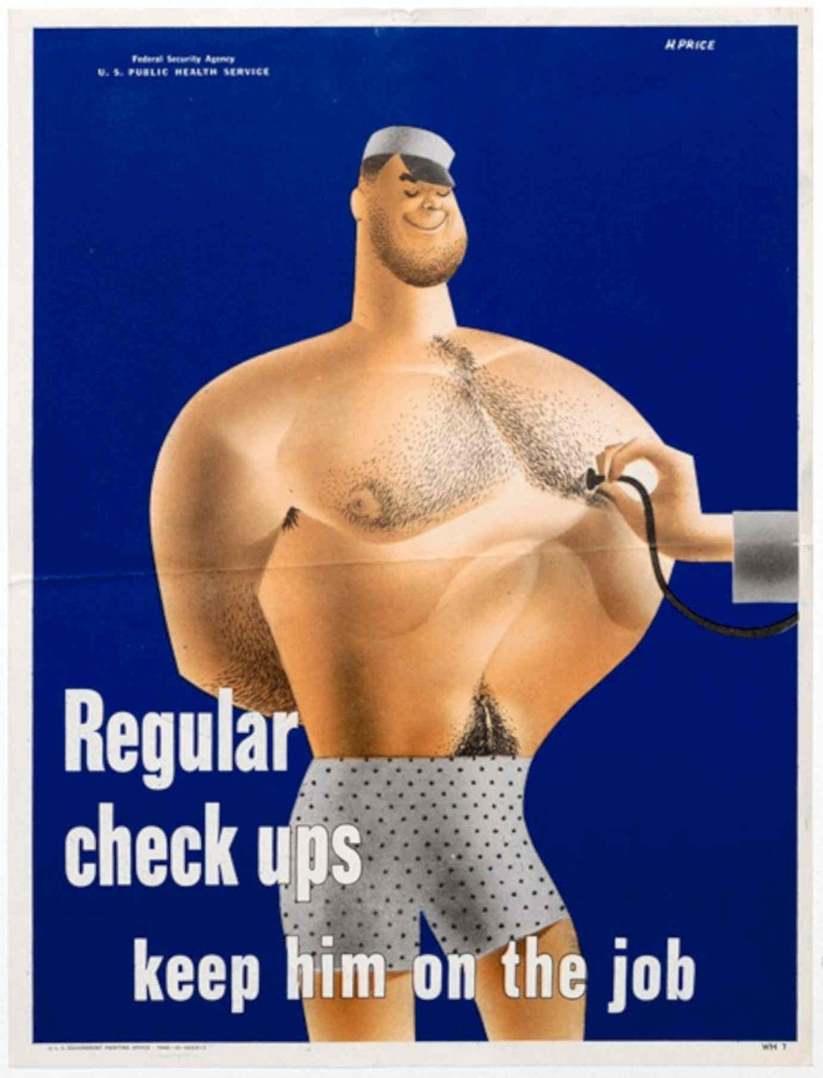 Public Health Service American World War II Advert Poster